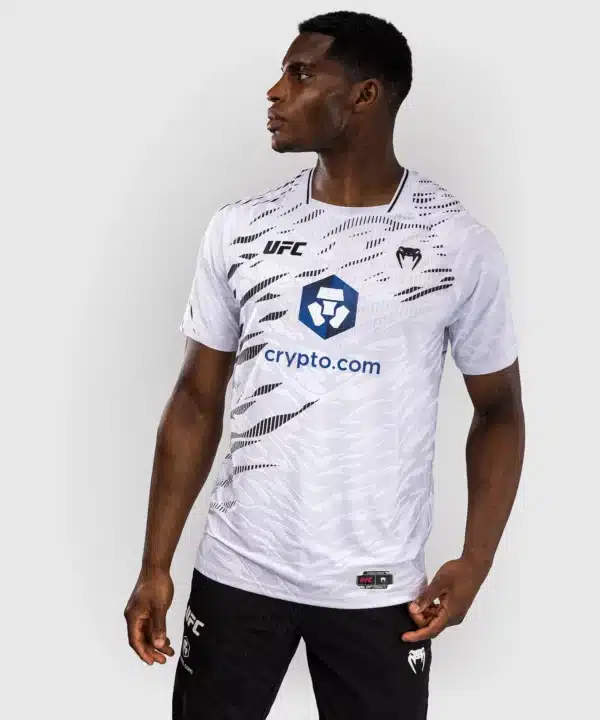 חולצת ונום UFC לבנה  - UFC Fusion by Venum Authentic Fight Night Men’s Walkout Jersey - White