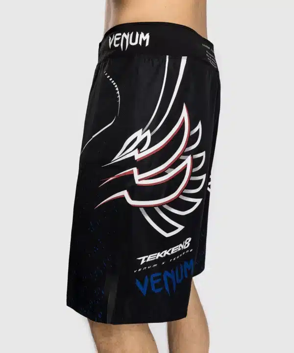 מכנס ונום Venum x Tekken 8 - Jin Kazama Fight Shorts - Blue/Black/White