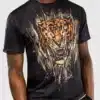 ⁦חולצת ונום דרייפט שחורה -Venum Tiger Men's Dry Tech T-Shirt - Black/Neon Orange⁩ – תמונה ⁦3⁩