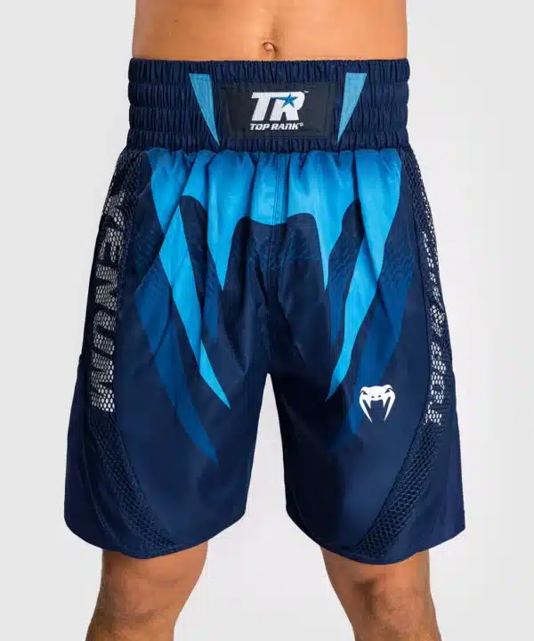 מכנסי איגרוף קלאסי Venum X Top Rank Original Men's Boxing Shorts - Navy Blue