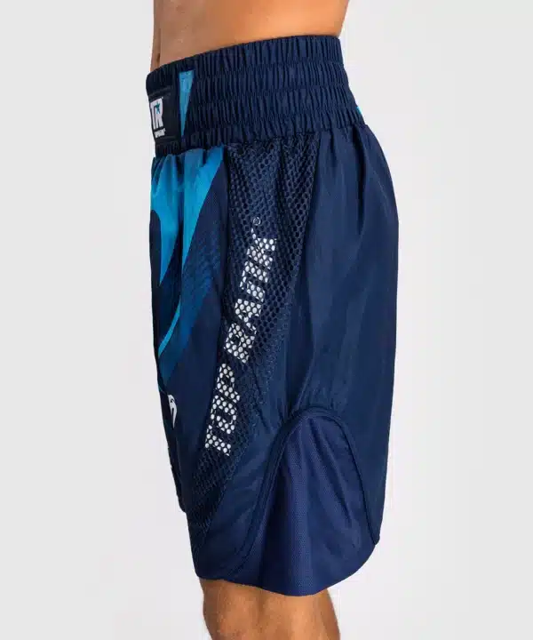 מכנסי איגרוף קלאסי Venum X Top Rank Original Men's Boxing Shorts - Navy Blue