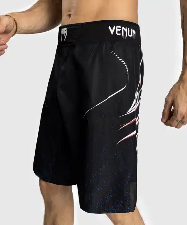 מכנס ונום Venum x Tekken 8 - Jin Kazama Fight Shorts - Blue/Black/White