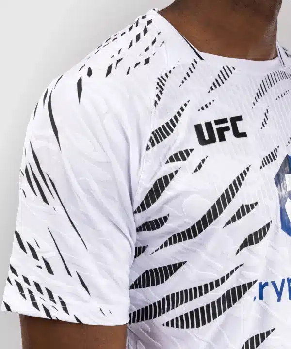 חולצת ונום UFC לבנה  - UFC Fusion by Venum Authentic Fight Night Men’s Walkout Jersey - White