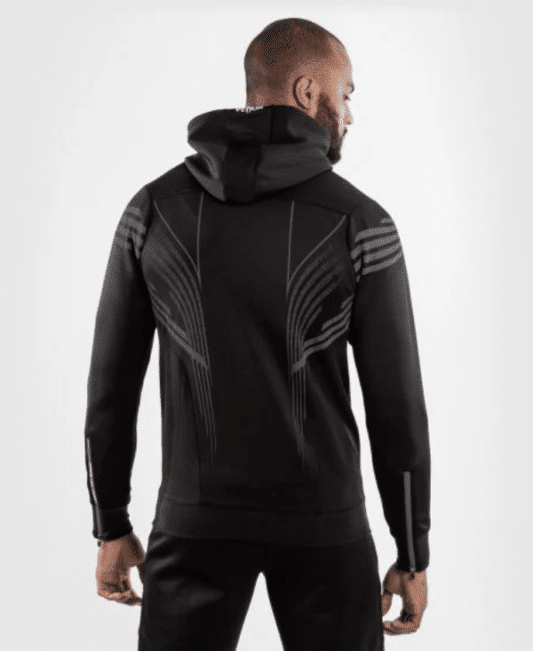 קפוצ׳ון ונום UFC שחור לבן - UFC VENUM AUTHENTIC FIGHT NIGHT MEN'S WALKOUT HOODIE - BLACK