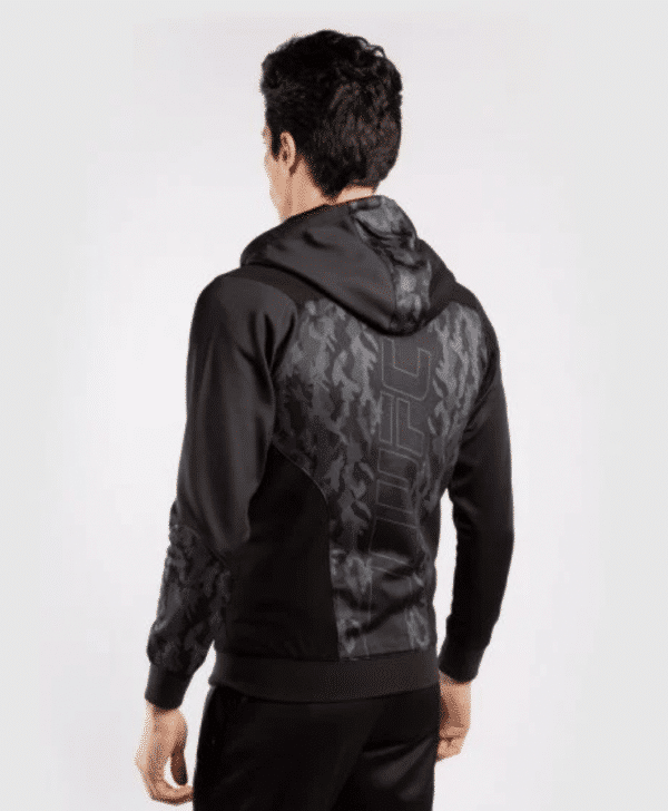 קפוצ׳ון ונום UFC שחור-UFC VENUM AUTHENTIC FIGHT WEEK MEN'S ZIP HOODIE - BLACK