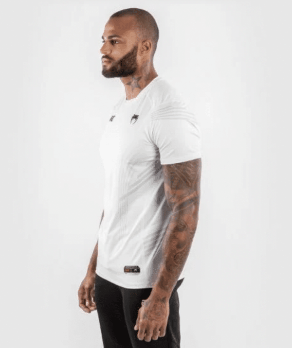 חולצת אימון ונום UFC לבנה - UFC VENUM AUTHENTIC FIGHT NIGHT MEN'S WALKOUT JERSEY - WHITE