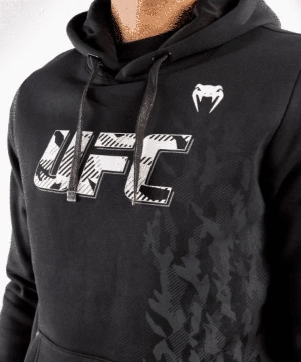 קפוצ׳ון ונום UFC שחור-UFC VENUM AUTHENTIC FIGHT WEEK MEN'S PULLOVER HOODIE - BLACK