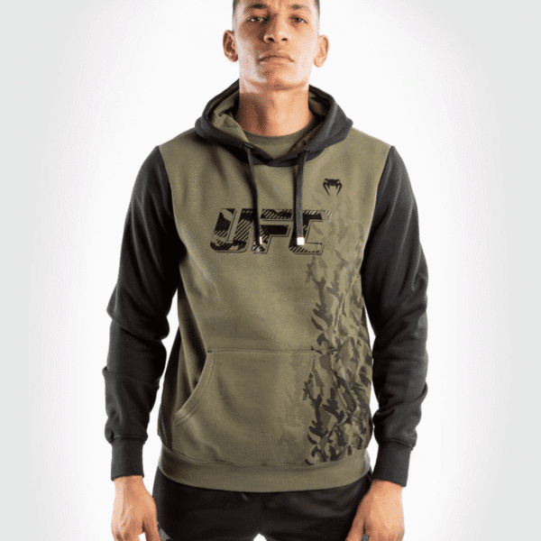 קפוצ׳ון ונום UFC VENUM AUTHENTIC FIGHT WEEK MEN'S PULLOVER HOODIE - KHAKI