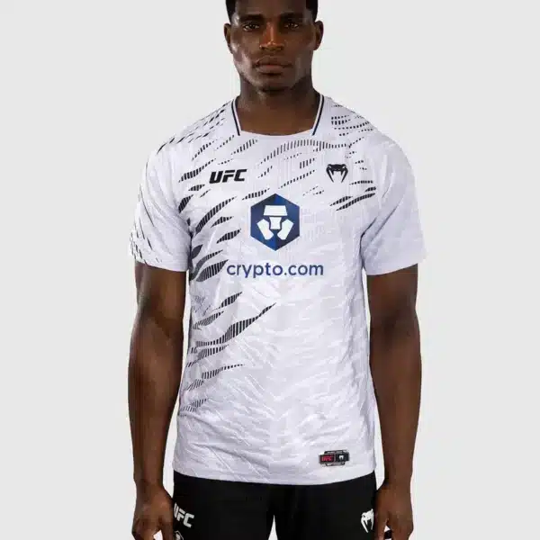 חולצת ונום UFC לבנה  - UFC Fusion by Venum Authentic Fight Night Men’s Walkout Jersey - White