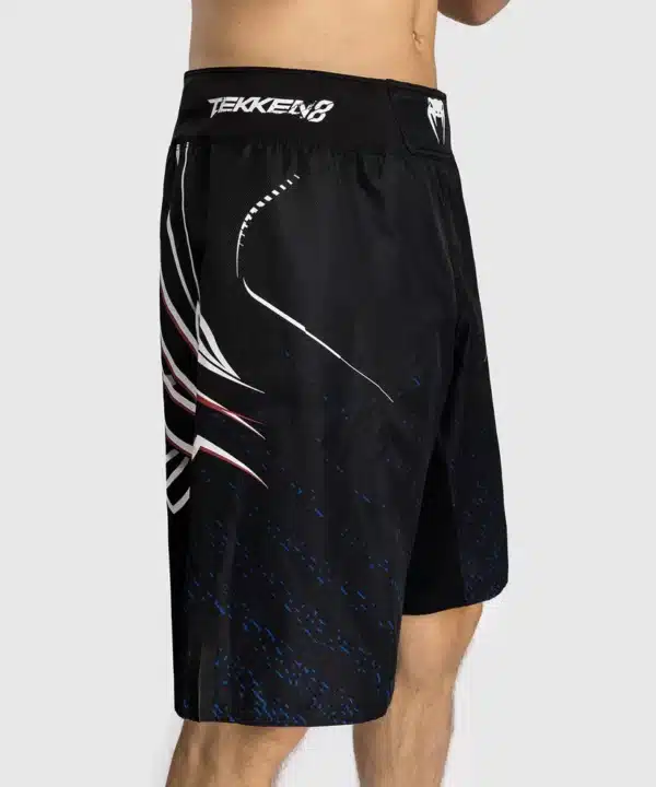 מכנס ונום Venum x Tekken 8 - Jin Kazama Fight Shorts - Blue/Black/White