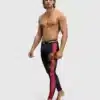 ⁦מכנס טייץ ונום שחור - Venum x Tekken 8 - Marshall Law Spats - Black/Red/Gold⁩ – תמונה ⁦3⁩