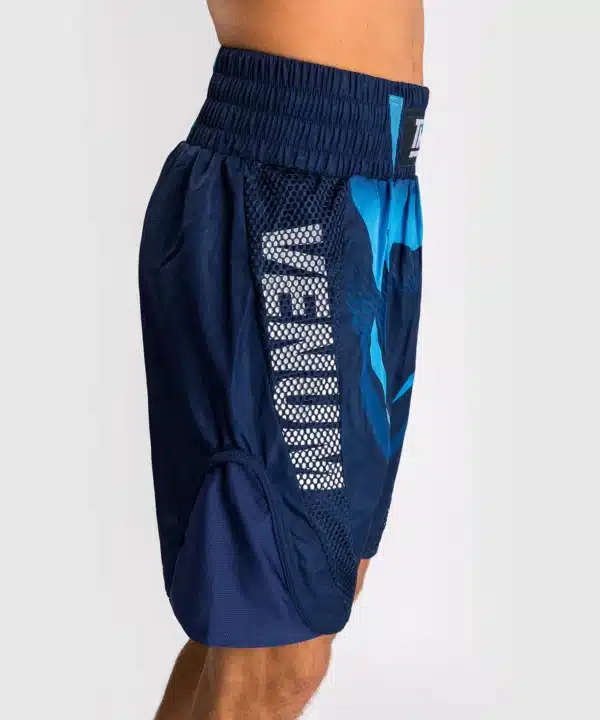 מכנסי איגרוף קלאסי Venum X Top Rank Original Men's Boxing Shorts - Navy Blue