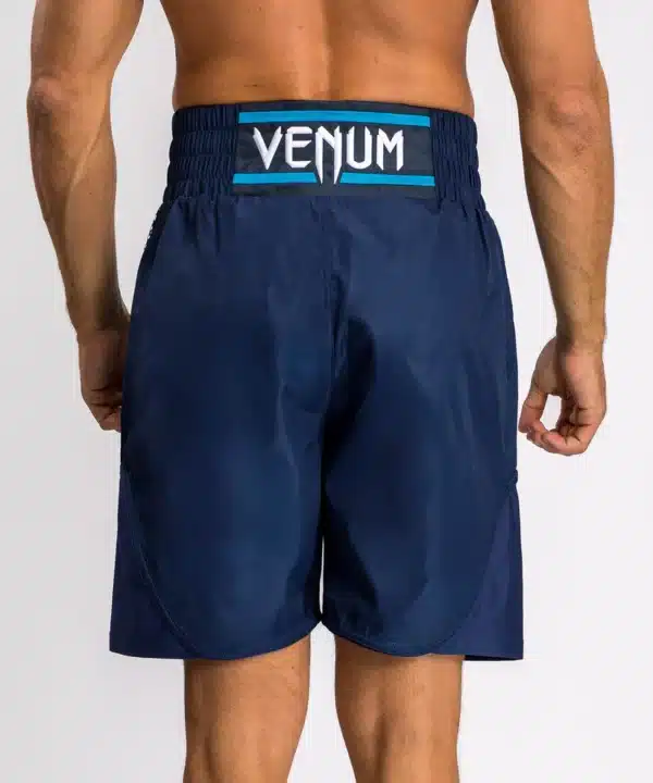 מכנסי איגרוף קלאסי Venum X Top Rank Original Men's Boxing Shorts - Navy Blue