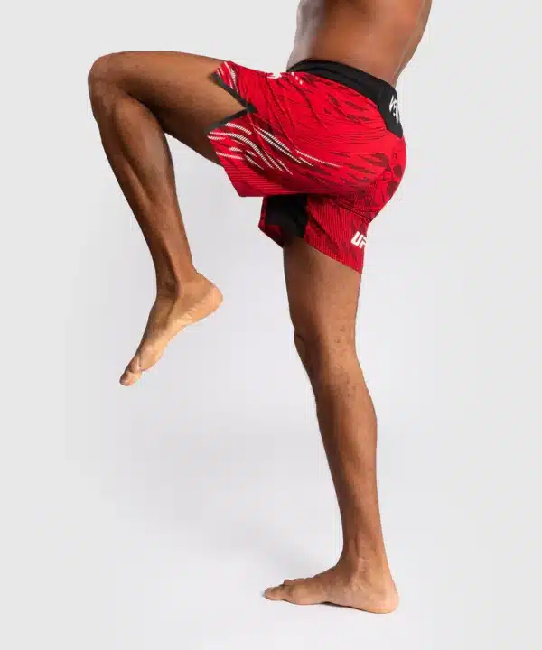 מכנס ונום UFC אדום - UFC Fusion by Venum Authentic Fight Night Men’s Fight Short - Short Fit - Red