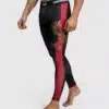 מכנס טייץ ונום שחור - Venum x Tekken 8 - Marshall Law Spats - Black/Red/Gold