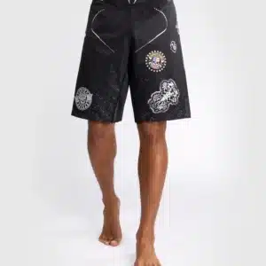 מיכנס לחימה של ונום - Venum x Tekken 8 - Paul Phoenix Fight Shorts - Black