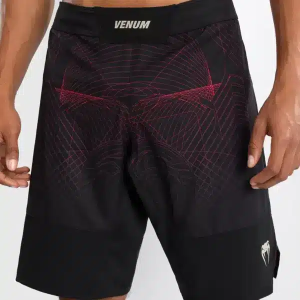מיכנס לחימה של ונום - Venum G-Fit Air Men's Fight Shorts - Deep Black/Fire Red