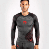 חולצת ונום ראשגרד- VENUM CONTENDER 5.0 RASHGUARD - LONG SLEEVES - BLACK/RED