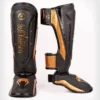 [Venum Elite Evo Shinguards] White/Black/Gold - מגני רגליים ונום אליט איבו בעיצוב חדש