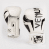 ⁦כפפות איגרוף ונום - VENUM ELITE BOXING GLOVES - WHITE/BLACK⁩ – תמונה ⁦4⁩