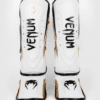 מגני רגליים ונום לבן זהב - VENUM ELITE EVO SHINGUARDS - WHITE/GOLD
