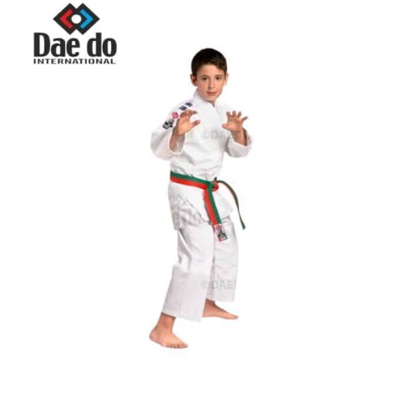 חליפת ג`ודו לבנה מקצועית - 350 גרם - חברת DEADO