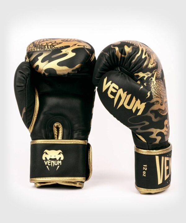 כפפות איגרוף Venum Dragon's Flight Boxing Gloves שחור/ברונז