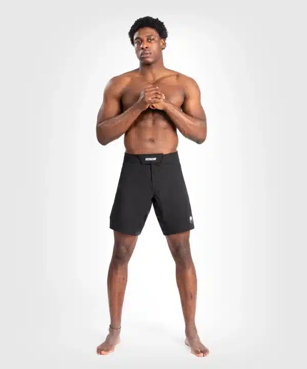 מיכנס לחימה של ונום -Venum Tempest Men's Fight Shorts - Black/Grey