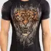 ⁦ראשגארד ונום קצר  Venum Tiger Men's Short Sleeve Rashguard - Black/Neon Orange⁩ – תמונה ⁦2⁩