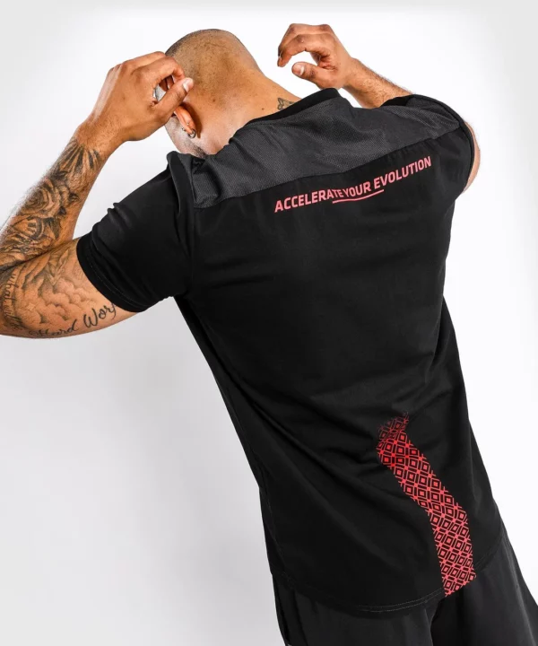 חולצת ונום UFC שחורה -UFC VENUM PERFORMANCE INSTITUTE T-SHIRT - BLACK