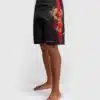 מכנס ונום שחור -Venum x Tekken 8 - Marshall Law Fight Shorts - Black/Red/Gold