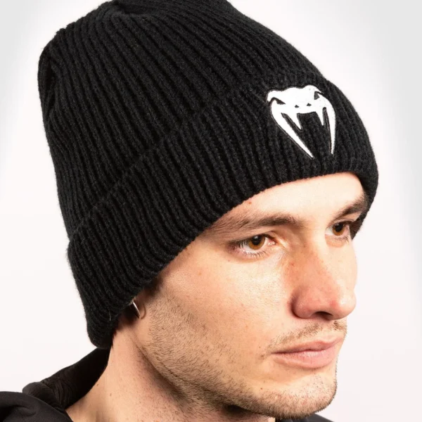כובע גרב ונום שחור/לב - VENUM CLASSIC BEANIE - BLACK/WHITE