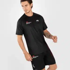 חולצת ונום UFC שחור אדום UFC Venum Performance Institute 2.0 Men’s Dry-Tech Shirt - Black/Red