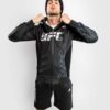 קפוצון ונום שחור UFC VENUM AUTHENTIC FIGHT WEEK MEN'S ZIP HOODIE - BLACK