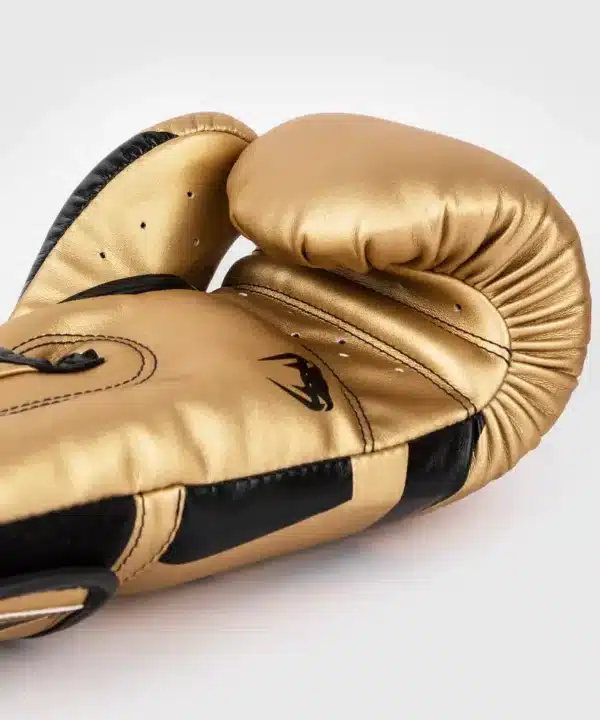 כפפות אגרוף ונום אליט זהב/שחור [Venum Elite Boxing Gloves]