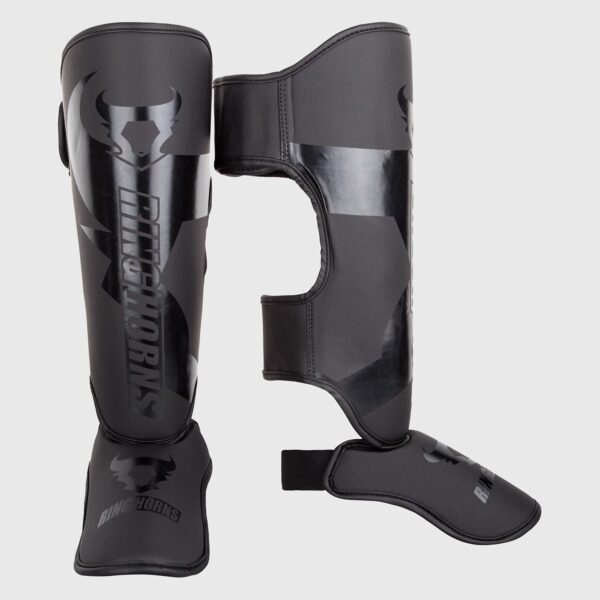 [Ringhorns Shinguards] Black/Black Charger - מגני רגליים רינגהורנס צארג'ר שחור/שחור