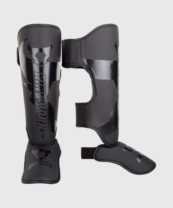 [Ringhorns Shinguards] Black/Black Charger - מגני רגליים רינגהורנס צארג'ר שחור/שחור
