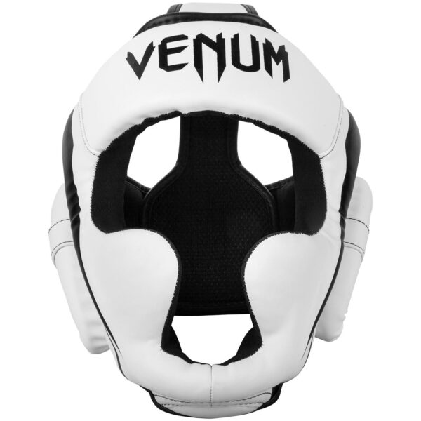 [Venum Elite Headgear] Taille Unique White/Black - מגן ראש ונום אליט ייחודי לבן/שחור