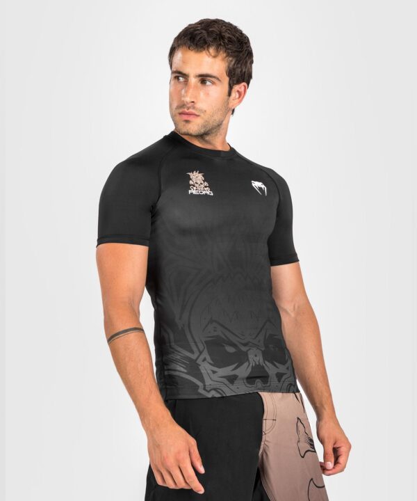 [Venum Reorg] Black Rashguard Short Sleeves חולצת ראשגארד ונום קצרה שחור