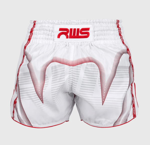[RWS x Venum] White Muay Thai Shorts מכנס מואי-תאי לבן