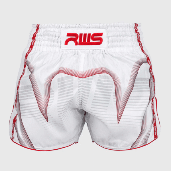 [RWS x Venum] White Muay Thai Shorts מכנס מואי-תאי לבן