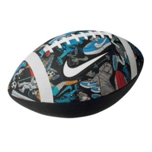 כדור פוטבול אמריקאי כחול/שחור צבעוני גומי Nike