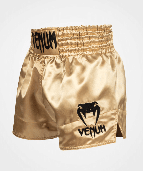 [Venum Muay Thai] Gold/Black Shorts Classic מכנס ונום אגרוף תאילנדי זהב/שחור