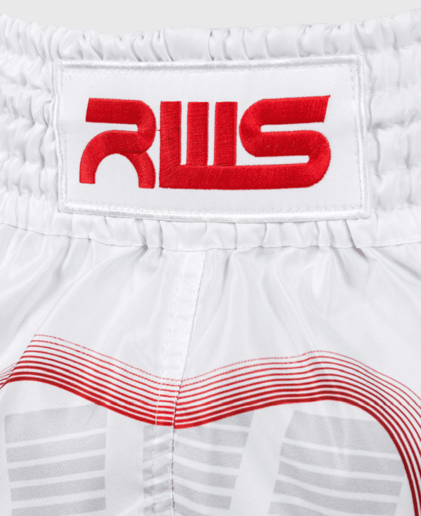 [RWS x Venum] White Muay Thai Shorts מכנס מואי-תאי לבן