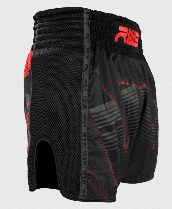 [RWS x Venum] Black Muay Thai Shorts מכנס מואי-תאי שחור