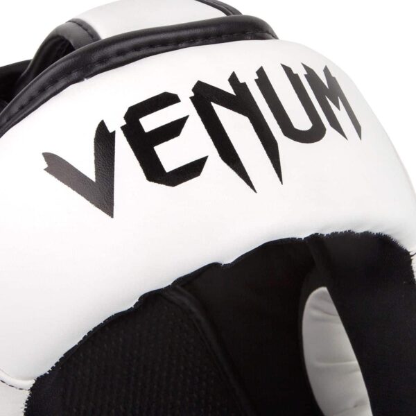 [Venum Elite Headgear] Taille Unique White/Black - מגן ראש ונום אליט ייחודי לבן/שחור