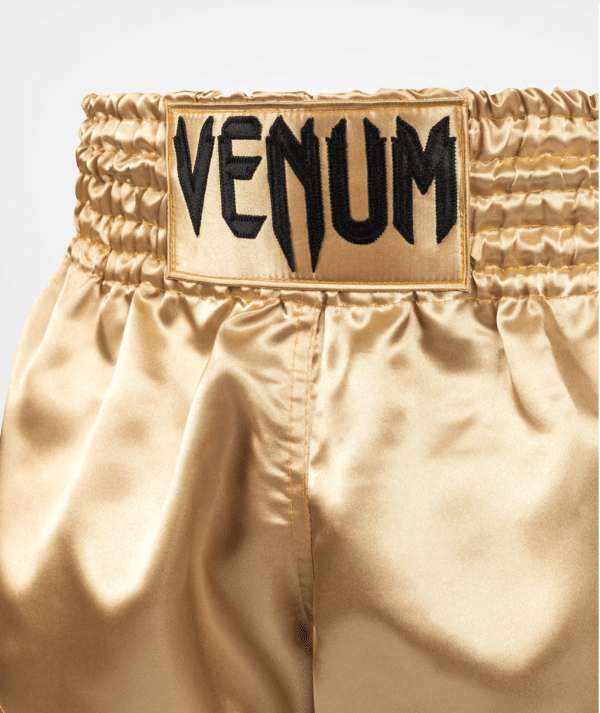 [Venum Muay Thai] Gold/Black Shorts Classic מכנס ונום אגרוף תאילנדי זהב/שחור