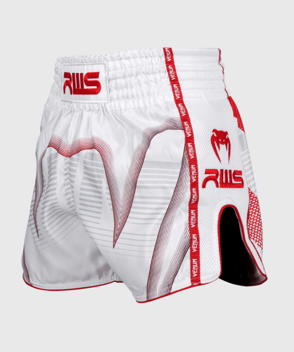 [RWS x Venum] White Muay Thai Shorts מכנס מואי-תאי לבן