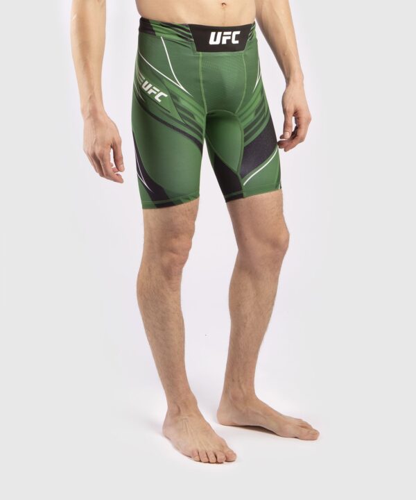 [UFC Venum Pro Line] Green Men's Vale Tudo Shorts מכנס טייץ ונום קצר ירוק