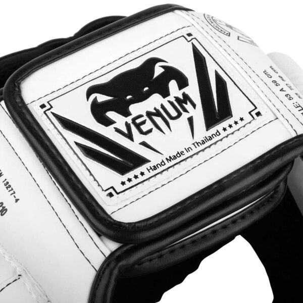 [Venum Elite Headgear] Taille Unique White/Black - מגן ראש ונום אליט ייחודי לבן/שחור